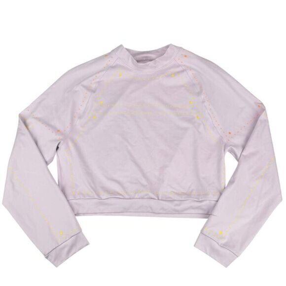 Nike Dri-Fit Neon Stud Crewneck Sweatshirt Medium - Picture 3 of 6